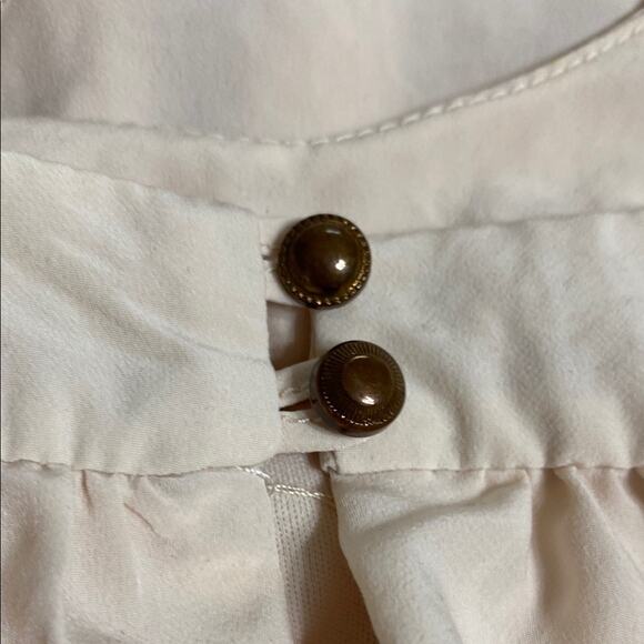 Chelsea Girl | UK River Island Cream Mini Dress 6 w/ 32” Bust & 30” Length - Picture 4 of 7